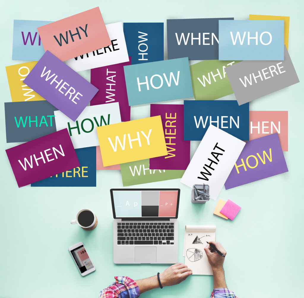 who, what, where, when, why, how